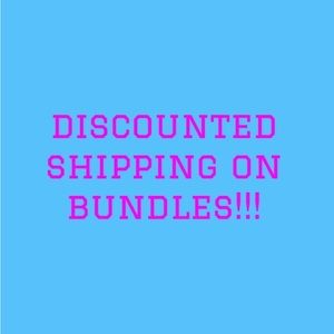 DISCOUNTED SHIPPING ON BUNDLES!!!
